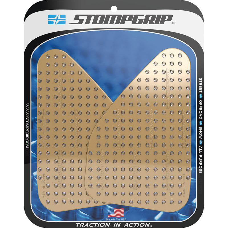 STOMPGRIP 4320-2889 55-10-0212C Volcano Profile Traction Pad Tank Grips Traction Pad Tank Grips - Volcano - Clear - MT-09