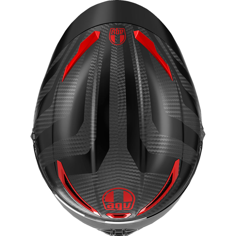AGV Pista GP RR Intrepido Helmet - Matte Carbon/Black/Red