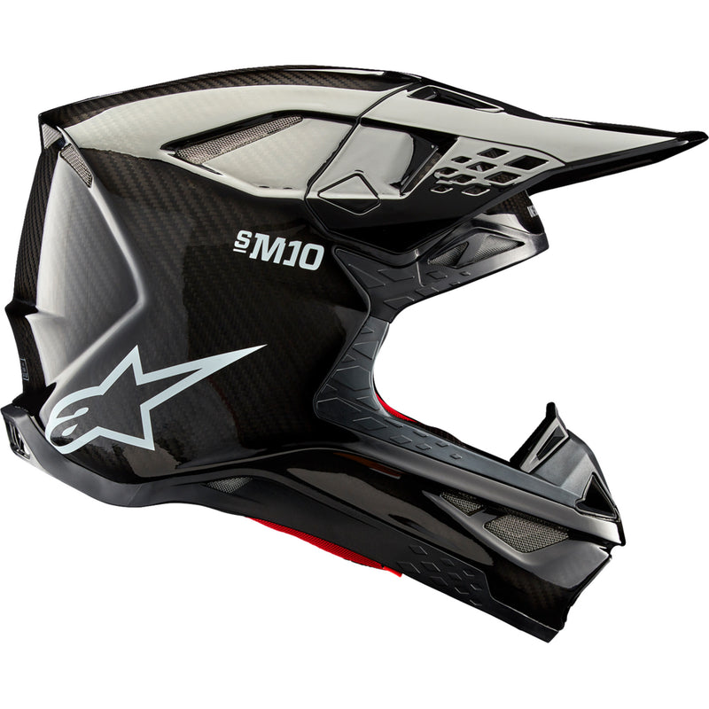ALPINESTARS Supertech M10 Solid MIPS® Helmet - Gloss Black Carbon