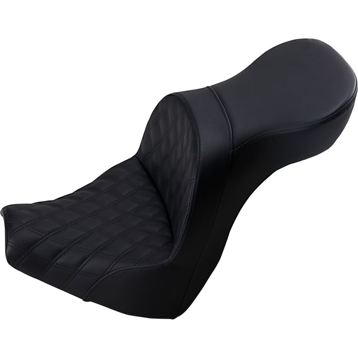 (OPEN BOX)  SADDLEMEN 0802-1298 818-31-029LS Lattice Stitch Explorer Seat - LS - FXBR/S '18-'23