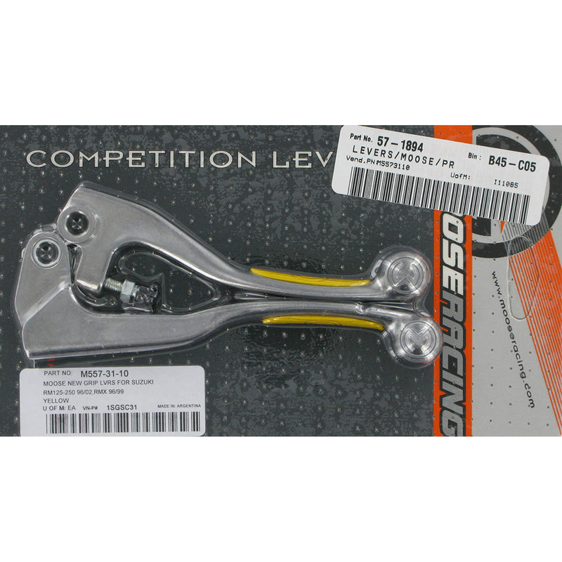 Moose Offroad Competition Lever Set - 1SGSC31 Suzuki RM 125 / RM 250 / 400 1996-2003