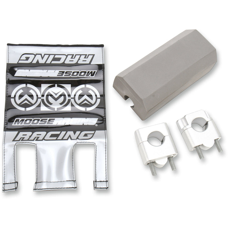 MOOSE OFFROAD 0603-0343 1MS074261-SS28 Universal Handlebar Clamp Kit Handlebar Mount Clamp - 30 mm - Universal