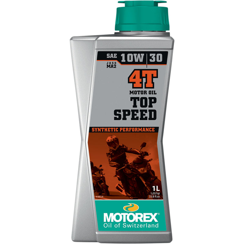 MOTOREX 3601-0762 308270 Top Speed Synthetic 4T Engine Oil 10w-30 - 1l