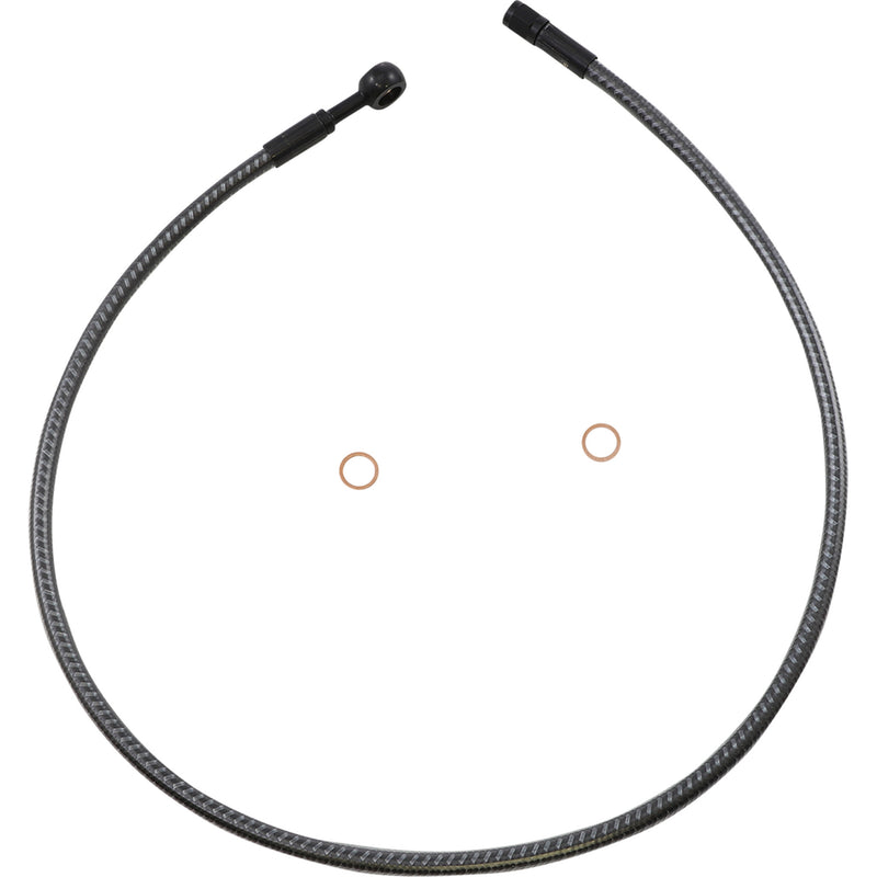 MAGNUM SHIELDING 1741-6313 AS77632 KARBONFIBR Designer Series ABS-Specific Front Upper Brake Kit - Brake Line - Front - 10 mm - 180° - 32" - KARBONFIBR