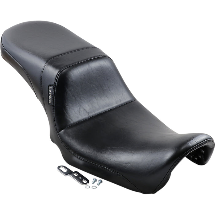 LE PERA 0803-0238 LK-515 Daytona 2-Up Seat - Without Backrest - Smooth - Black - Dyna '06-'17