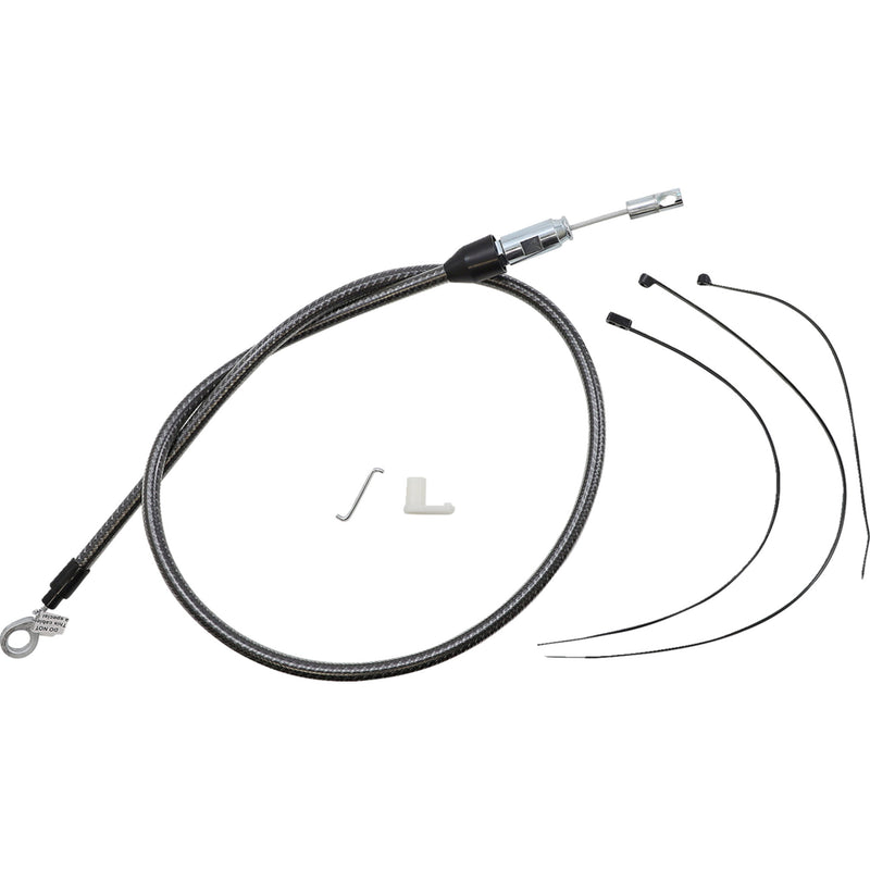 Magnum Shielding Karbonfibr Quick Connect Upper Clutch Cable 42" - 72348HE For Harley Motorcycles 2018-2025