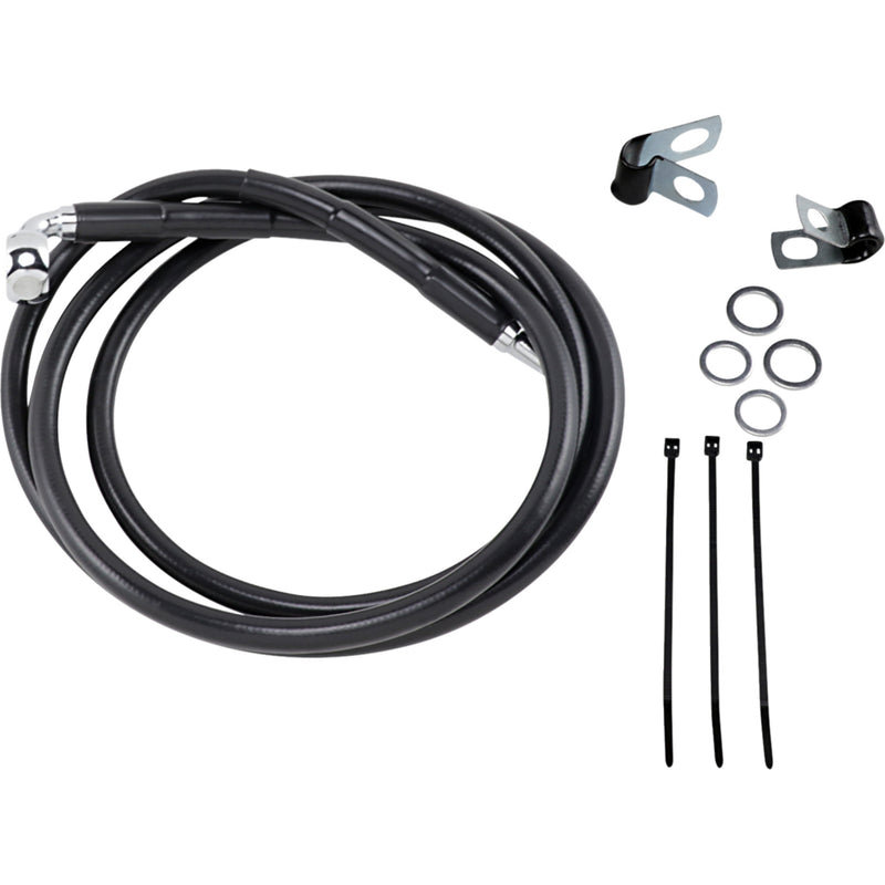 Drag Specialties Brake Line For Harley Softail Standard / Softail Custom / Dyna Wide Glide 1984-2005