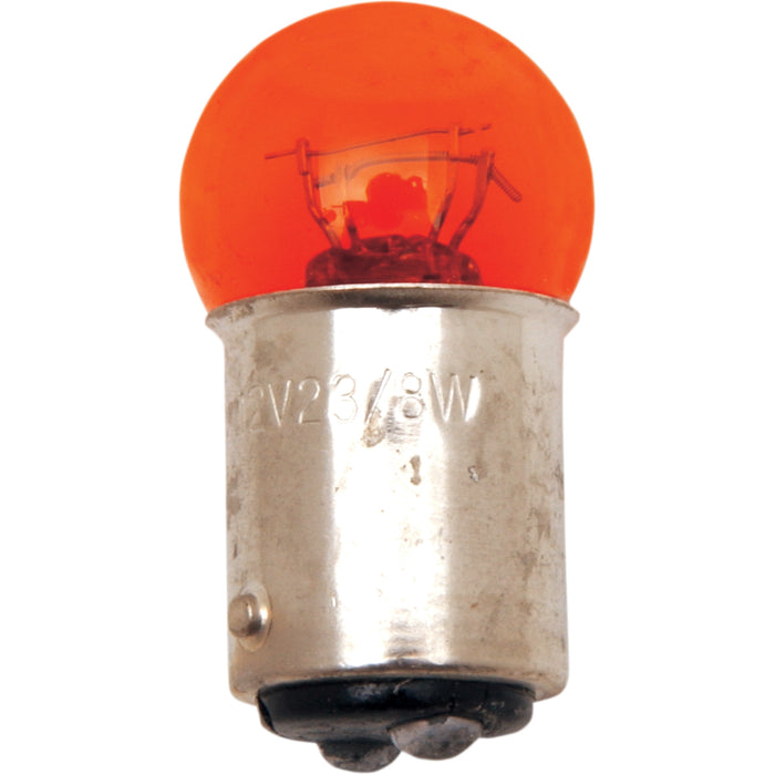 DRAG SPECIALTIES 2060-0026 Small Globe Bulb Globe Bulb - Amber