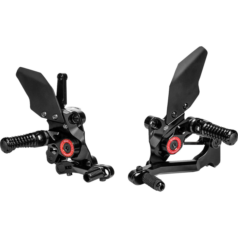 Gilles Tooling MUE2 Rearset - MUE2-S03-B Suzuki 1300R Hayabusa 2022-2024