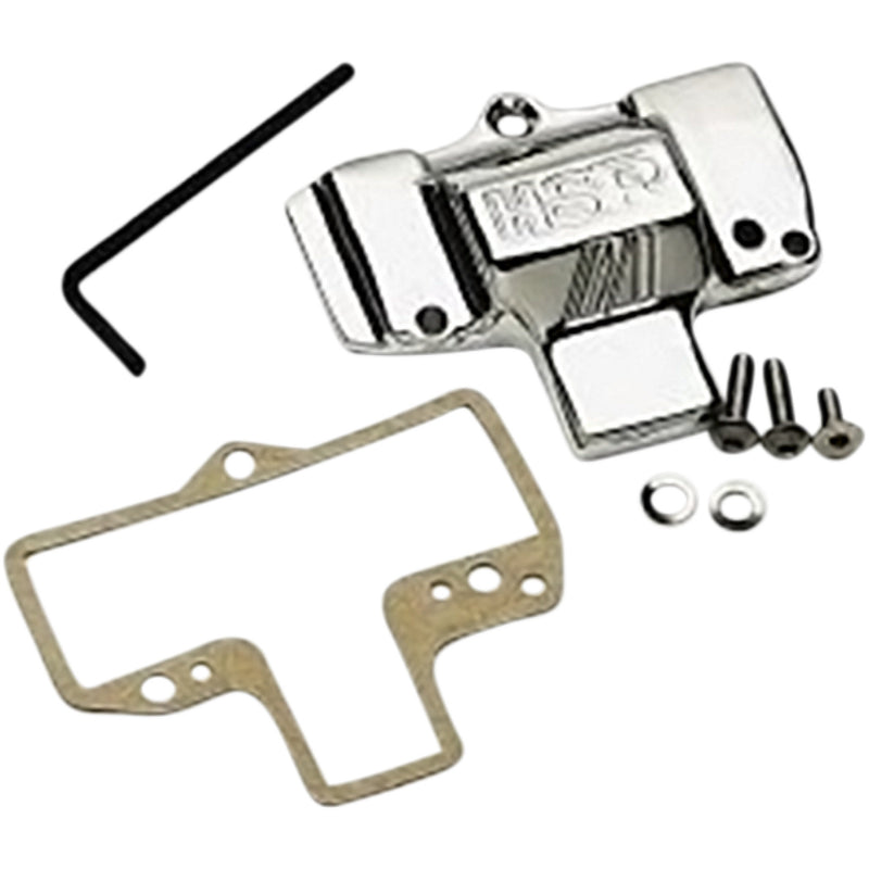 MIKUNI KHS-029 KHS-029 Mikuni Carburetor Top Cover Carburetor Top Cover with Logo - Chrome
