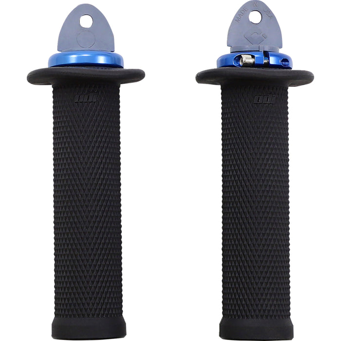 ODI 0630-2876 J33RFB-U Ruffian ATV/PWC Grips Grips - Ruffian - ATV/PWC - Black/Blue