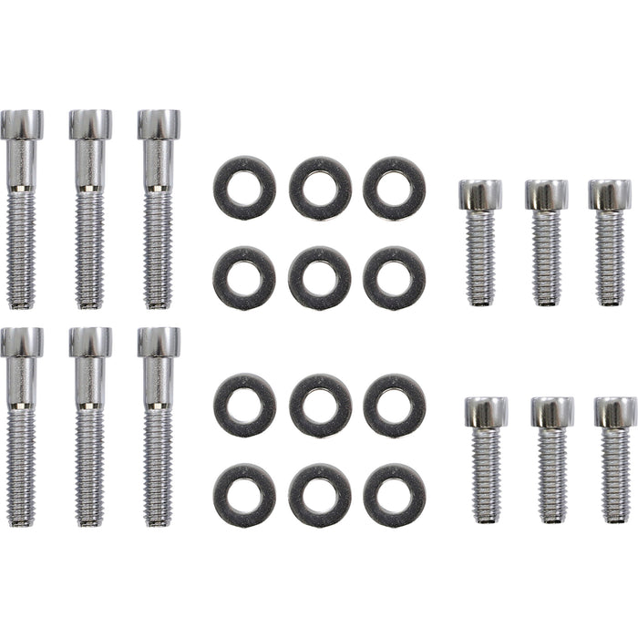 GARDNER-WESTCOTT DS175021 P-88-15 Rocker Box Bolt Kit Bolt Kit - Rocker Box - Socket-Head - Chrome - Twin Cam