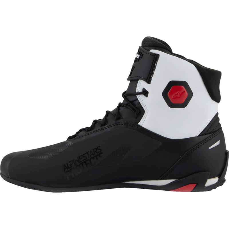 ALPINESTARS Faster-4 Shoes Black/White/Red - US