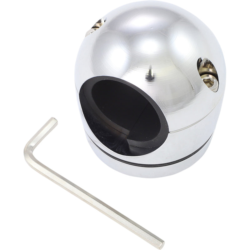 DRAG SPECIALTIES Handlebar Mounted Accessories Mount Clock - Chrome For Bar