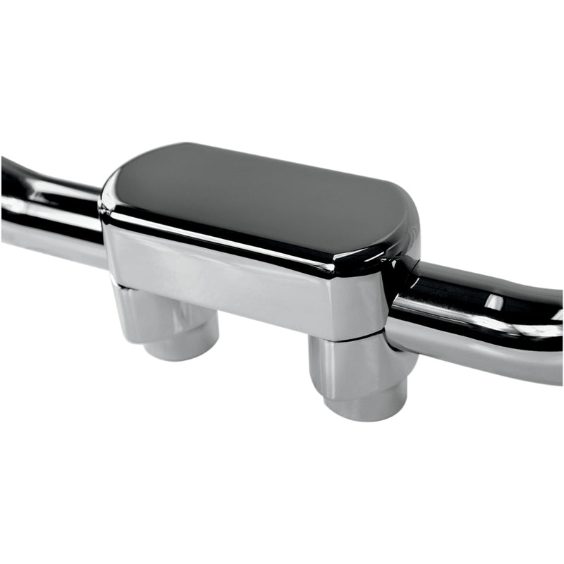 DRAG SPECIALTIES 0602-0600 Handlebar Riser & Top Clamp Kit 1-1/2" - big buffalo - chrome