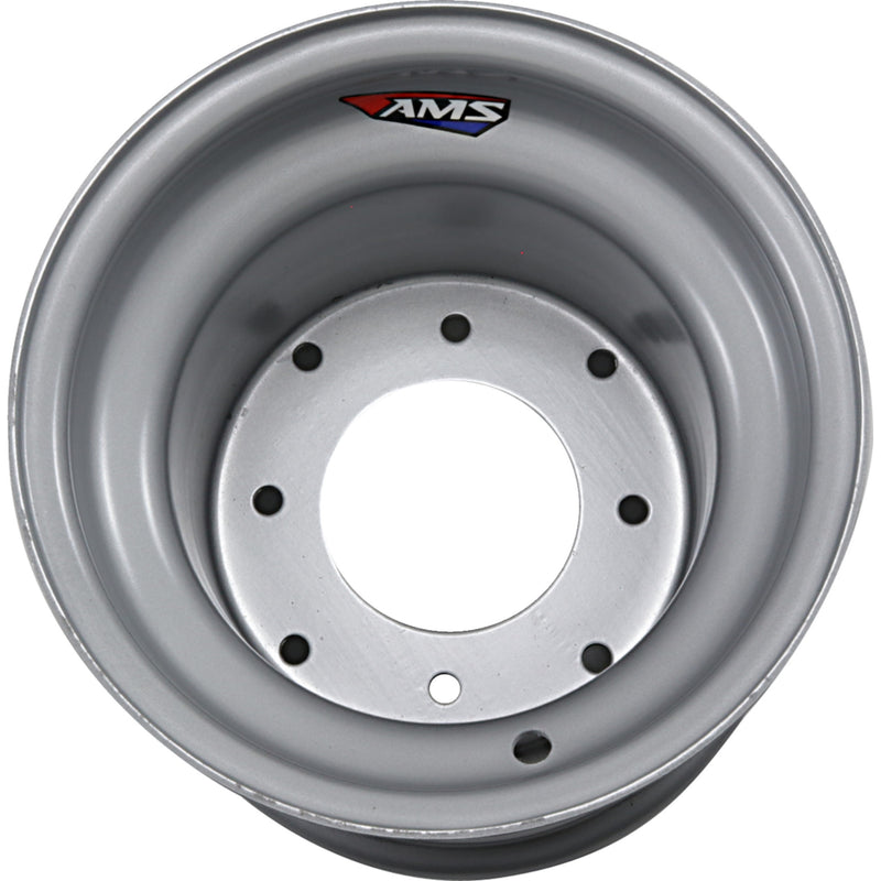 AMS 0231-0006 AMS113 Steel Replacement Wheel Steel Wheel - Rear - Chrome - 9x9 - 4/130-4/150 - 3+6