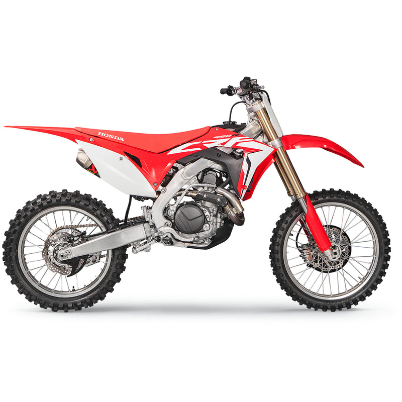 Akrapovic Racing Line 1-Into-2 Exhaust System - S-H4MR16-CIQTA Honda CRF450R / CRF450RX 2017-2020