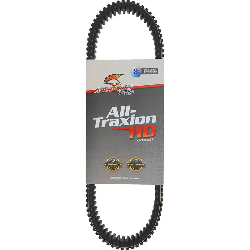 All Balls All-Traxion Belt - 25-9019 For Ski-Doo Snowmobiles 2003-2024 | Can-Am UTVs 2018-2025