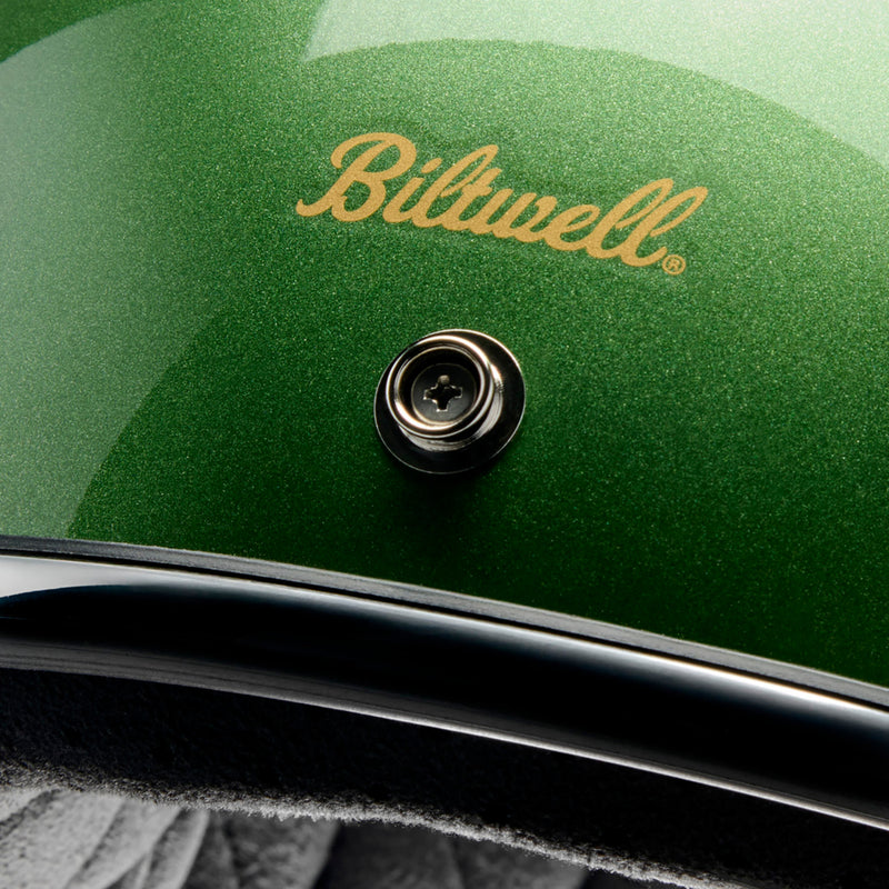 BILTWELL Bonanza Helmet Metallic - Irish Green