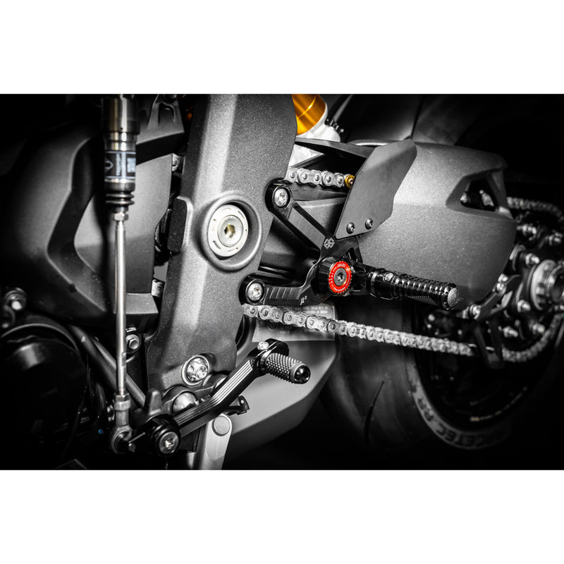 Gilles Tooling MUE2 Rearset - MUE2-T01-B Triumph Speed Triple 1200 2022-2024