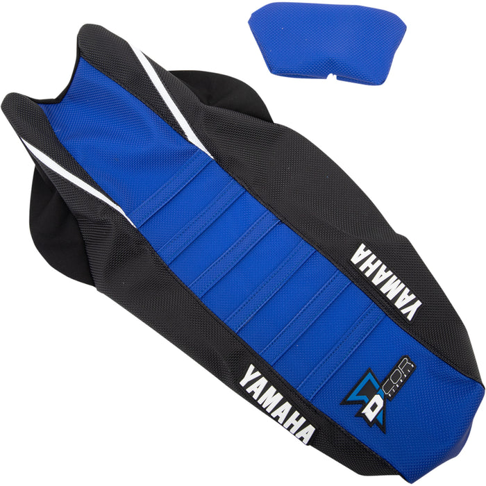 D'COR VISUALS 0821-3276 30-50-483 Seat Cover black/blue - yz250f/450f '18-'23
