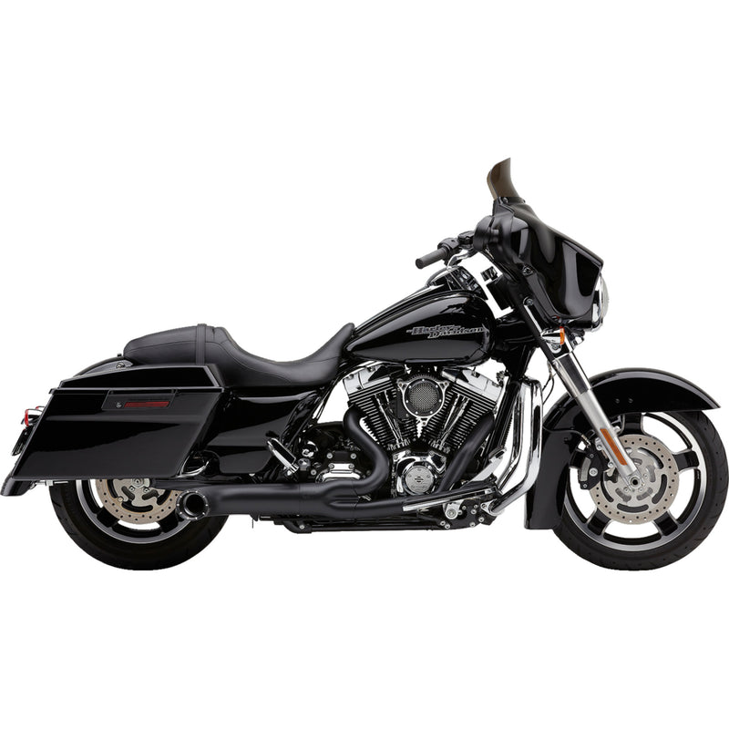 Cobra Turn Out 2-Into-1 Exhaust System - 6270B-1 For Harley Touring 2009-2016