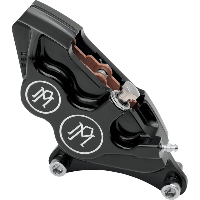 Performance Machine (pm) Brake Caliper Kit - 0053-2916-BM For Harley Motorcycles 1984-1999