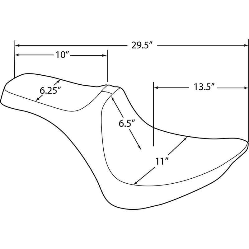 Drag Specialties Predator Seat For Harley Softail 1984-1999