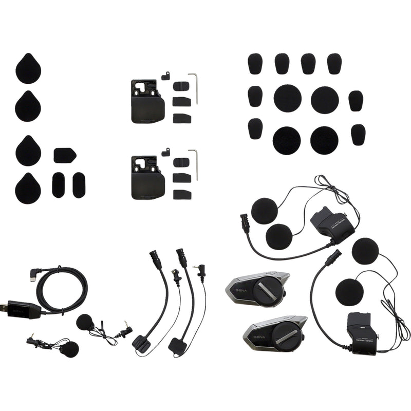 SENA 4402-0901 50S-10D- 50S Mesh Intercom™ Headset Intercom - 50S - HD Speakers - Dual Pack