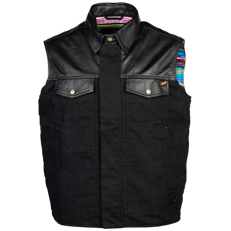 Cortech THE Bandito Leather Vest 8106-0105-06 BANDITO BLK LRG - Black - L