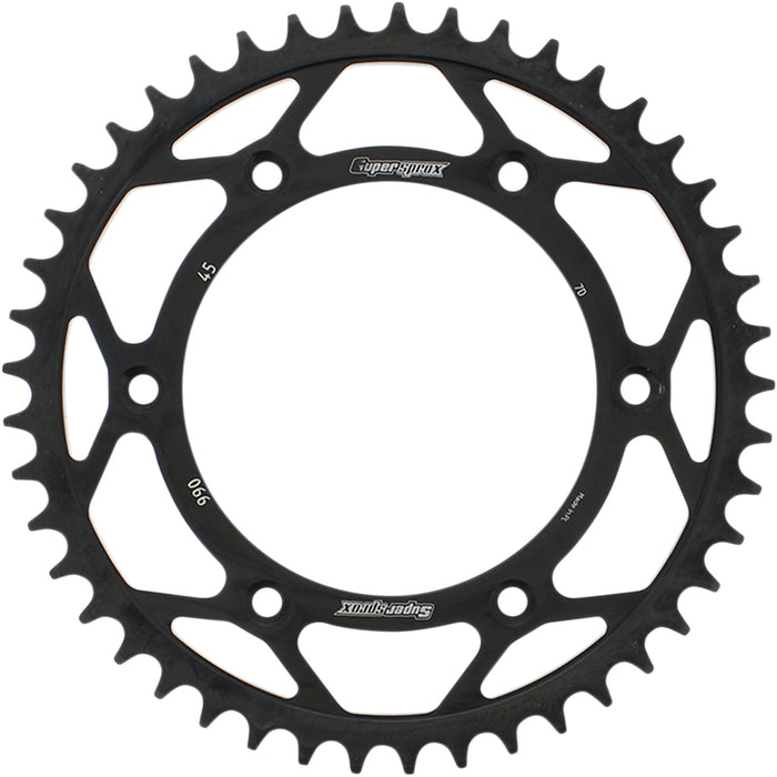 SUPERSPROX 1210-1939 RFE-990-45-BLK Steel Rear Sprocket 45 tooth