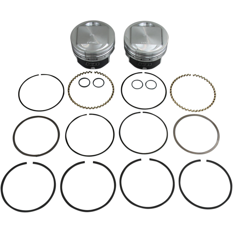 KB Performance Piston Kit - KB411.STD For Harley Motorcycles 1999-2006
