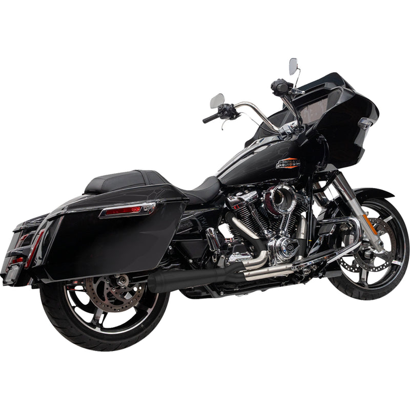 Trask 2-Into-1 Exhaust System - TM-5011BK For Harley Touring 2024-2026