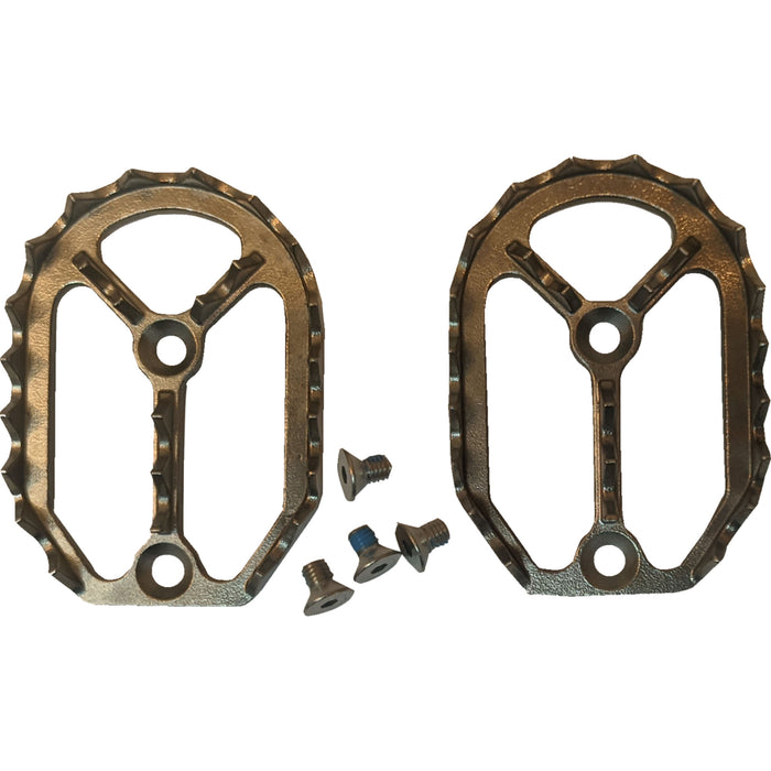 DRAG SPECIALTIES 1620-2486 Qualifier Foot Rest teeth and screws