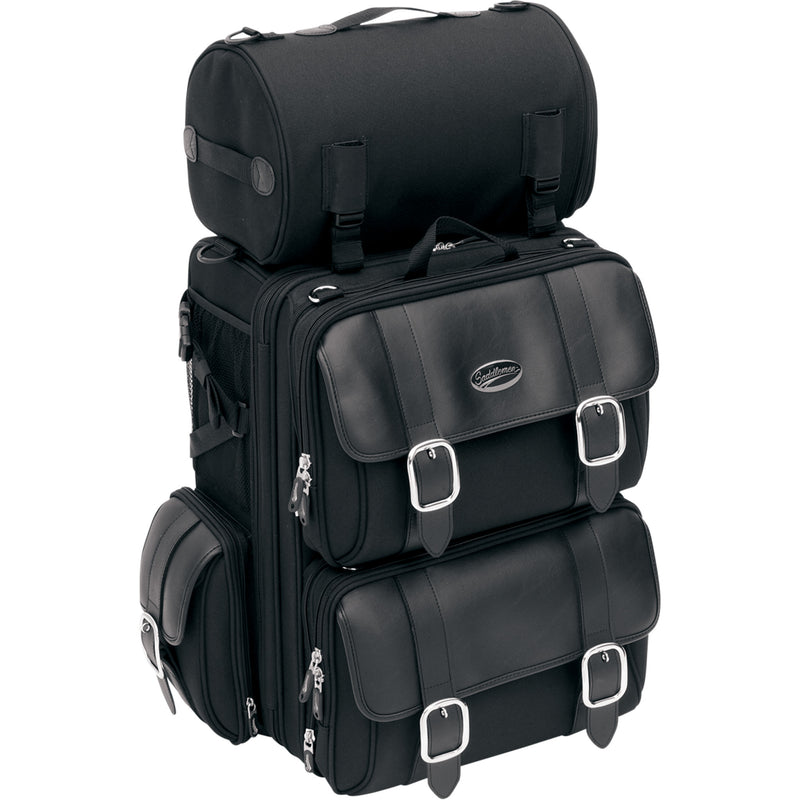 SADDLEMEN 3515-0086 EX000042 S3200DE Deluxe Sissy Bar Bag