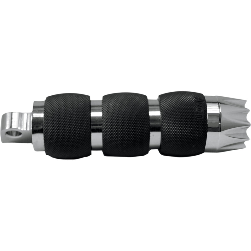 AVON GRIPS 1620-1104 FP-AIR-90-CH-EX Male-Mount Footpegs Footpegs - Air Cushioned Excalibur - Chrome