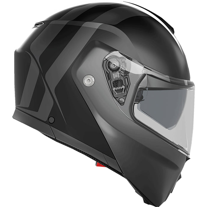 AGV 0100-2402 2118296002005L Streetmodular Resia Helmet Streetmodular Helmet - Resia - Matte Black/Gray - Large