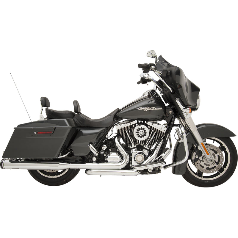 Khrome Werks 2-Into-2 Dominator Exhaust System Chrome FL With 4-1/2" Muffler - 200630 For Harley Touring 2009-2016