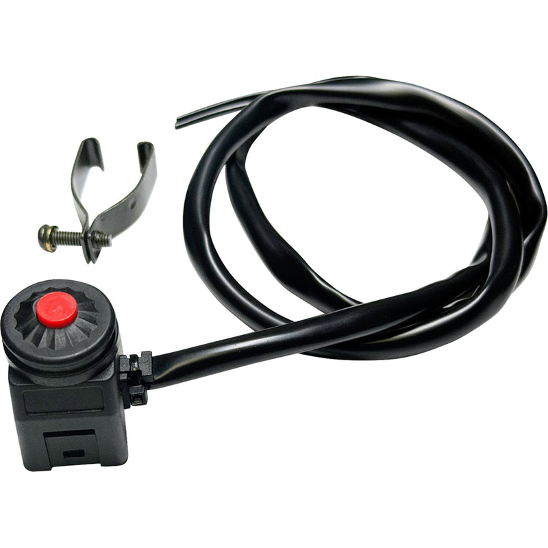 K&S TECHNOLOGIES 2106-0643 12-0106-WP Momentary Switch 7/8" - red button - universal