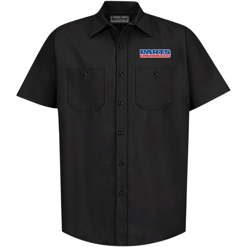 THROTTLE THREADS 3040-2907 PSU37ST24BKXL Parts Unlimited Shop Shirt black - xl