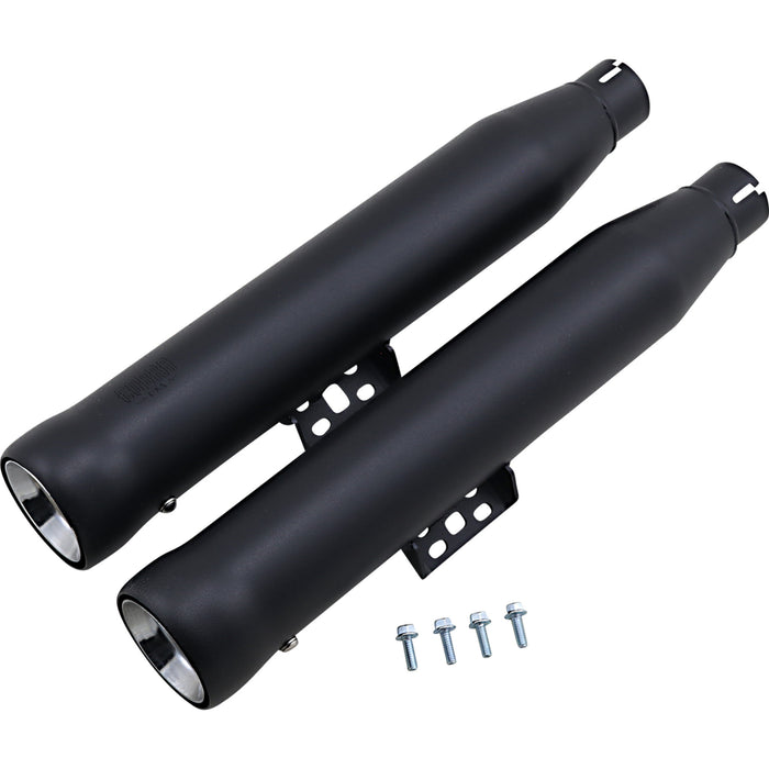 COBRA 1801-1268 6048B Neighbor Hater Slip-On Mufflers - Black