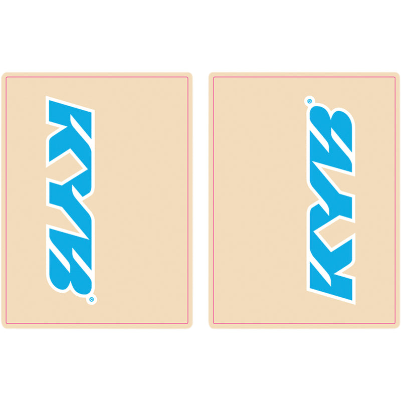 FLU DESIGNS INC. 4320-1437 01014 Upper Fork Decals Upper Fork Decal - KYB - Blue/White