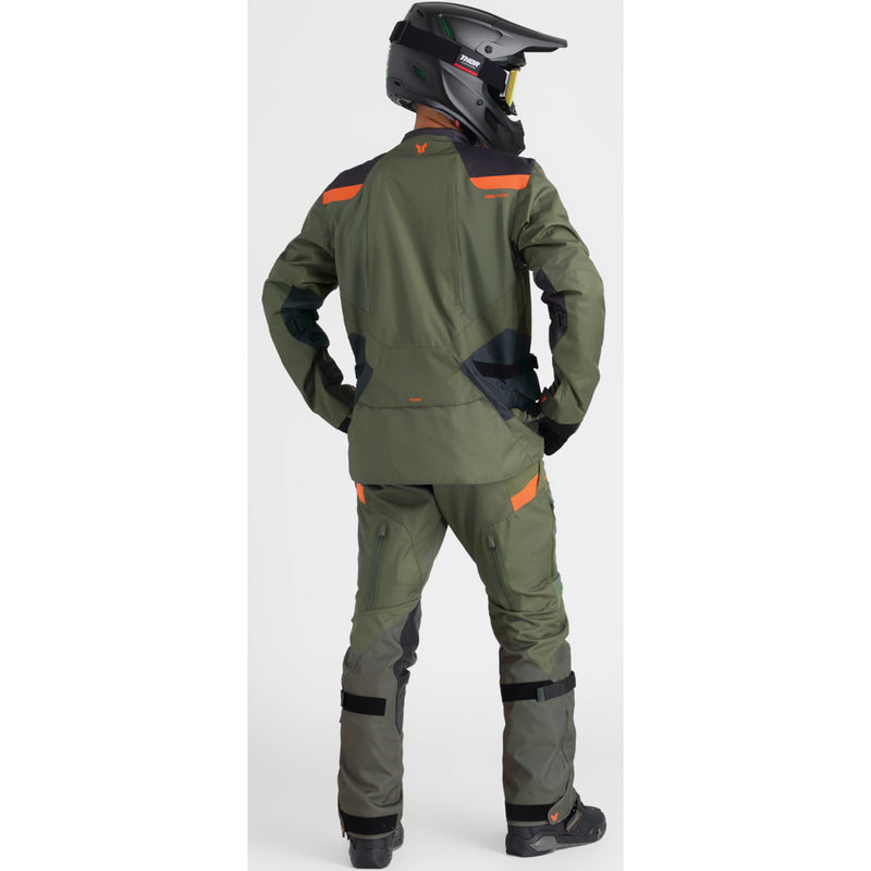 THOR Range Gloves Army/Orange