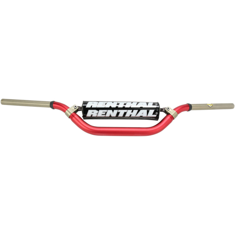 RENTHAL 0601-0595 922-01-RD-07-185 Twinwall® Handlebar — Twinwall/RC/High Handlebar - Twinwall® - 922 - RC High - Red