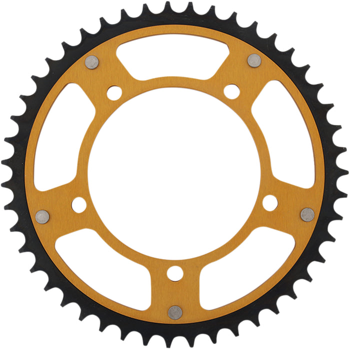 SUPERSPROX 1210-1963 RST-1793-47-GLD Stealth Rear Sprocket 47 tooth - gold - suzuki/triumph
