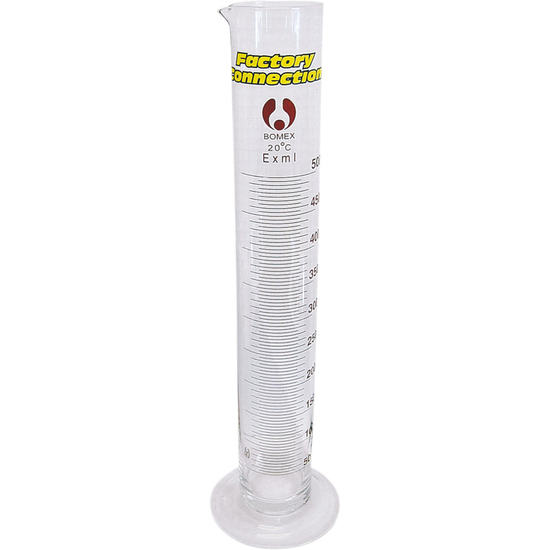FACTORY CONNECTION 3850-0057 FCGLASSCYL 500ml Glass Cylinder Cylinder Glass - 500 ml