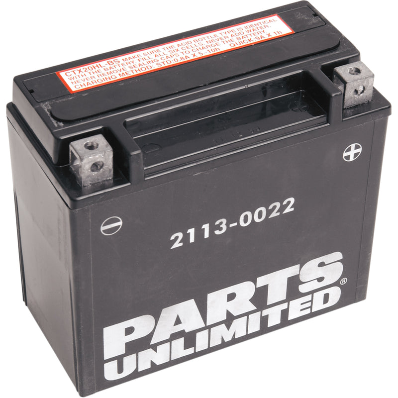 Parts Unlimited Battery - 2113-0022 For Harley Motorcycles 1991-2023 | Victory Motorcycles 1998-2015 | John Deere UTVs 2004-2006 | Indian 2014-2024