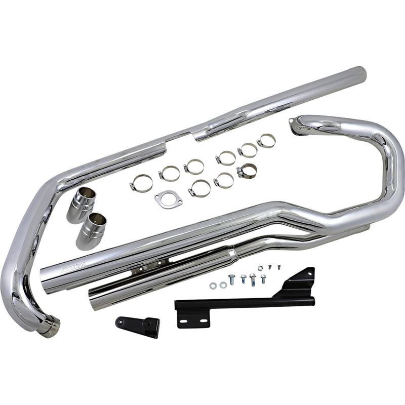 Cobra Speedster 2-Into-2 Exhaust System - 1825 Honda VTX1800C 2002-2007