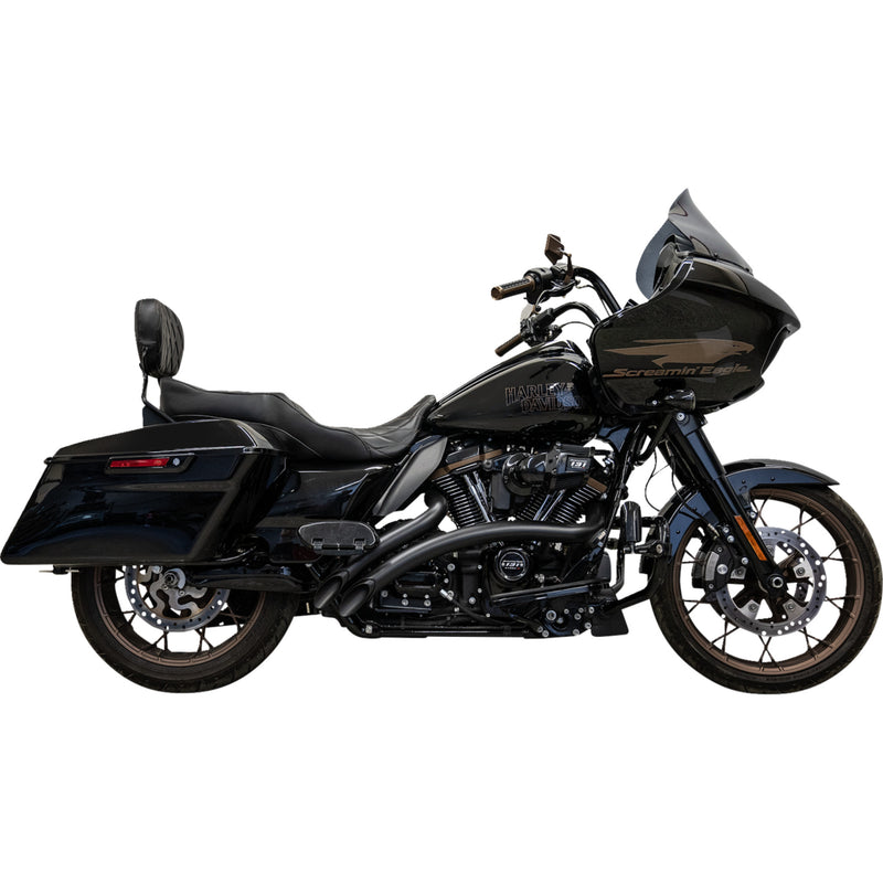 Bassani Xhaust Radial Sweepers 2-Into-2 Exhaust System - 1F21FB For Harley Touring 2017-2026