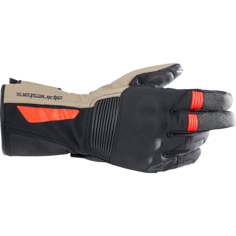ALPINESTARS Denali Aerogel Drystar® Gloves Black/Dark - Khaki/Fluo Red